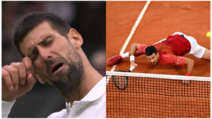 Novak Djokovic Amidst Tears, Deranked From World No.1,After Withdrawal From French Open Due To A critical Injury, Novak Djokovic Confirmed His Retirement After He Revealed His Health Condition,Jannik sinner The New world no.1
