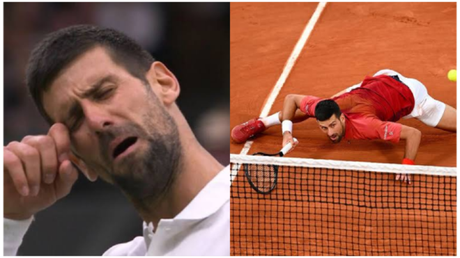 Novak Djokovic Amidst Tears, Deranked From World No.1,After Withdrawal From French Open Due To A critical Injury, Novak Djokovic Confirmed His Retirement After He Revealed His Health Condition,Jannik sinner The New world no.1