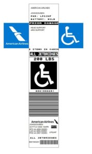 Enhanced visibility: American Airlines introduces new tags for mobility devices