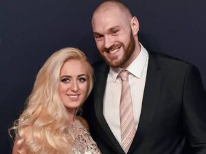 "Tyson Fury and Wife Paris Reveal Unborn Baby's Gender in Spectacular Drone Display"