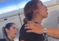 Aggressive’ United Airlines passenger bites flight attendant after plane takes off from ....