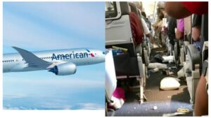 At least 10 Injured as Extreme Turbulence Rocks American Airlines Flight...One passenger missing Aboard...Remains was Later found in the engine ....