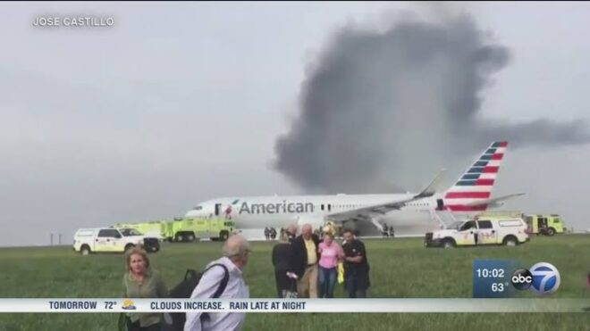 20 injured in O'Hare plane fire caused by 'uncontained' engine failure