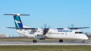 WestJet Dash 8 Nose Gear Collapses On Landing