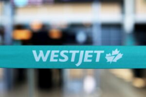 WestJet Encore pilots hold information picket at Calgary International Airport