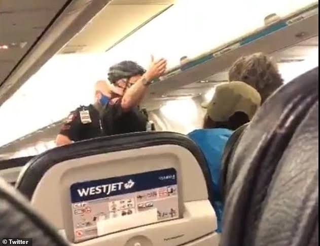 WESTJET PASSENGER KICKED OFF FLIGHT FOR WEARING FACE MASK