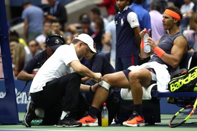 Rafael Nadal's career-threatening knee injury