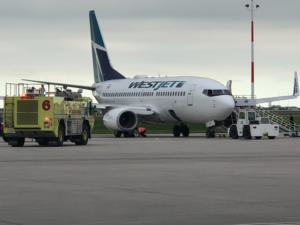 A WestJet plane was grounded in August after unapproved parts found