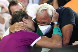 Rafael Nadal swept  after receiving message from his parents 